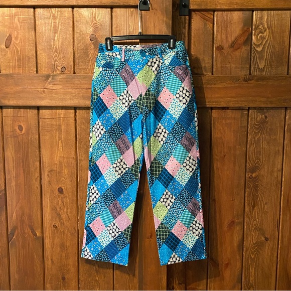 Another Girl Blue Patchwork Print Jeans - Picture 4 of 7